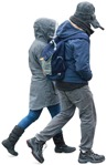 Couple walking people png (2747) - miniature