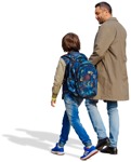 Family walking people png (6229) - miniature