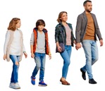 Family walking people png (7330) - miniature