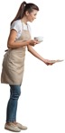 Waiter standing people png (3872) - miniature