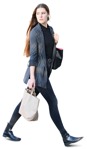 Woman shopping people png (9223) - miniature