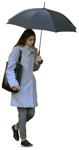 Woman walking human png (10145) - miniature