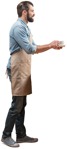 Bartender standing person png (4364) - miniature
