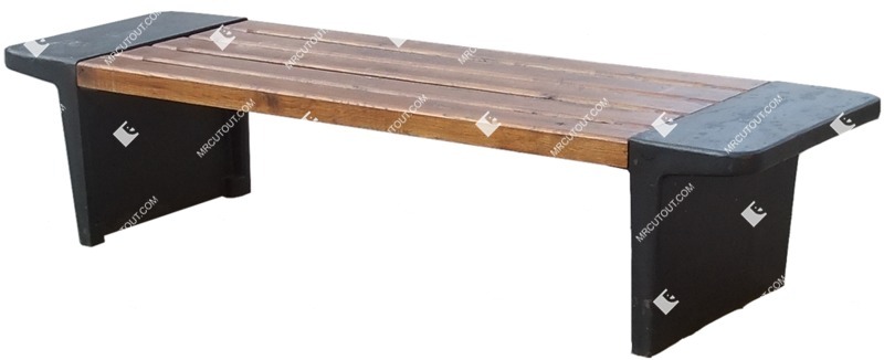 Bench cutout object png (311)