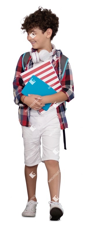 Boy child with a book people png (7482)