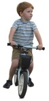 Boy cycling  (10652) - miniature