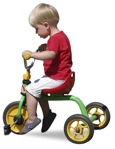 Boy cycling  (11406) - miniature