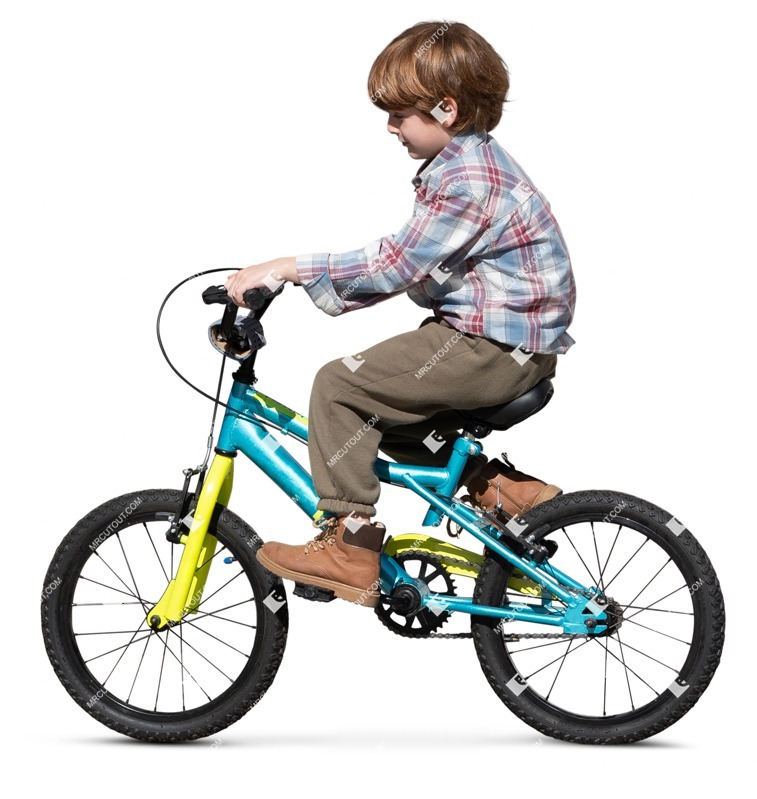 Boy cycling photoshop people (15615)