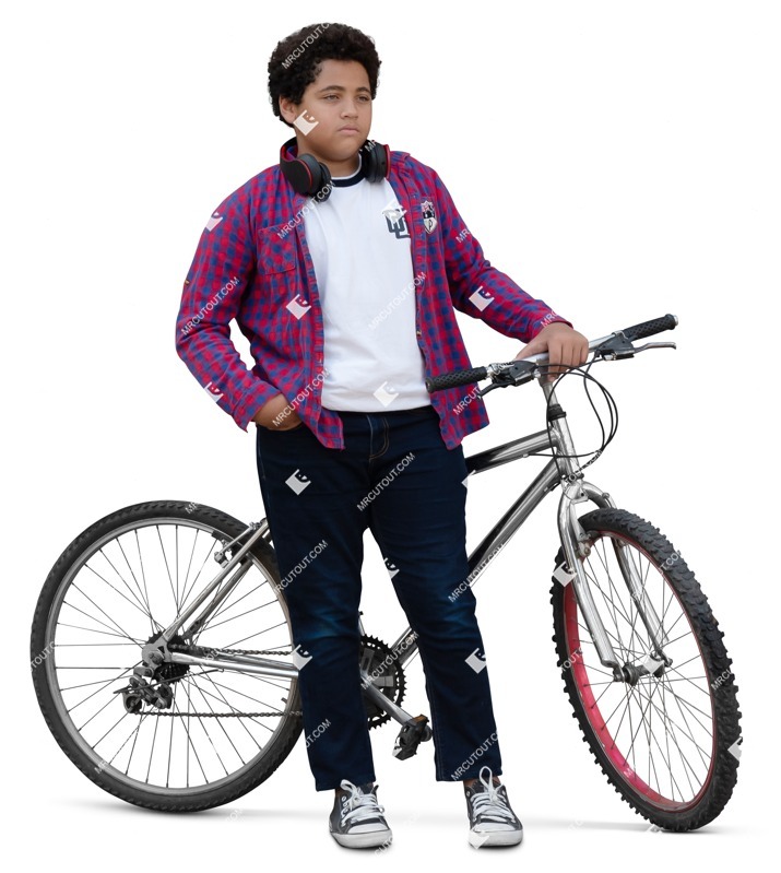 Boy cycling photoshop people (17887)