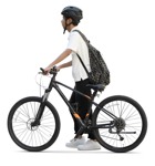 Boy cycling people png (17862) - miniature