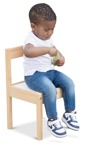 Boy eating seated png people (16147) | MrCutout.com - miniature