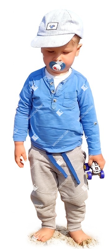 Boy playing cut out pictures (17668)
