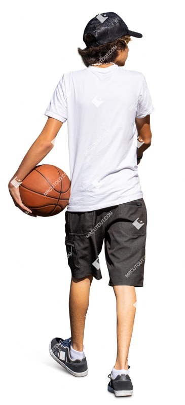 Boy playing basketball human png (16726)