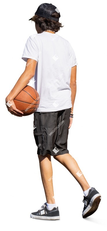 Boy playing basketball human png (16725)