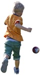 Boy playing soccer  (3905) - miniature