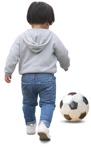 Boy playing soccer  (10499) - miniature