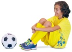 Boy playing soccer person png (11368) - miniature