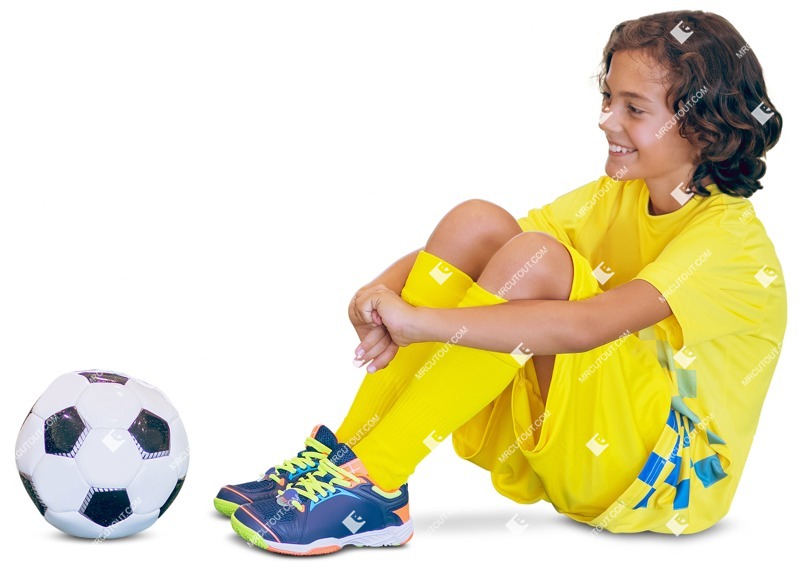 Boy playing soccer person png (11246)