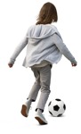 Boy playing soccer people png (14643) - miniature