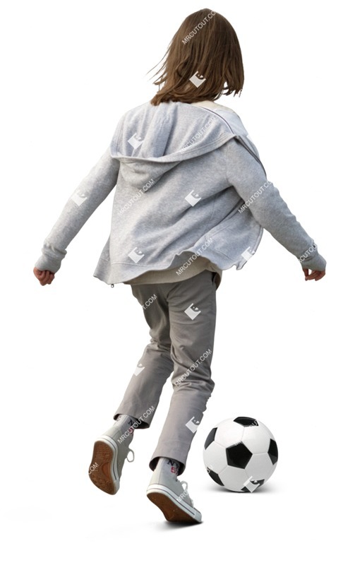Boy playing soccer people png (14643)