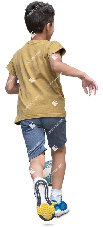 Boy playing soccer people png (19612)