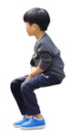Boy sitting human png (20345) - miniature