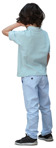 Boy standing people cutouts (20353) - miniature