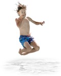 Boy swimming people png (9021) - miniature