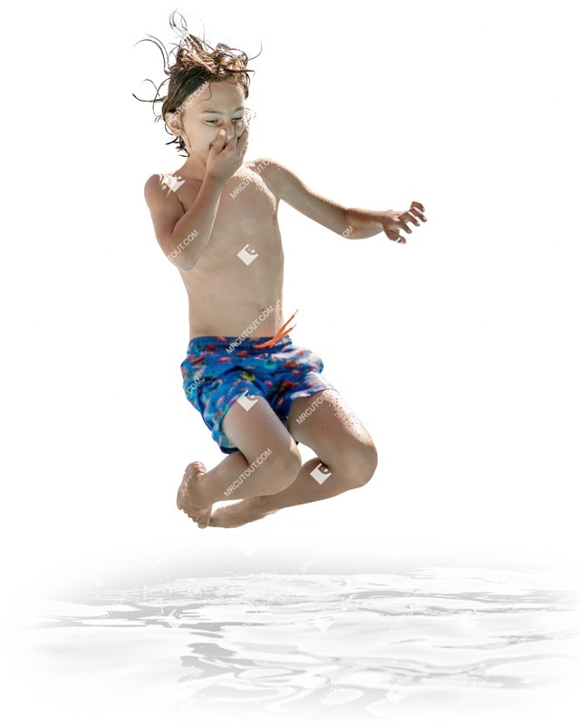 Boy swimming people png (9234)