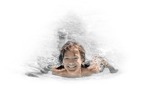 Boy swimming  (8920) - miniature