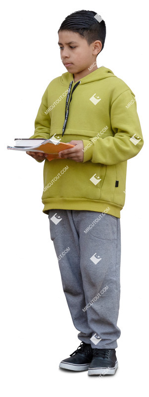 Boy with a book people png (20376)