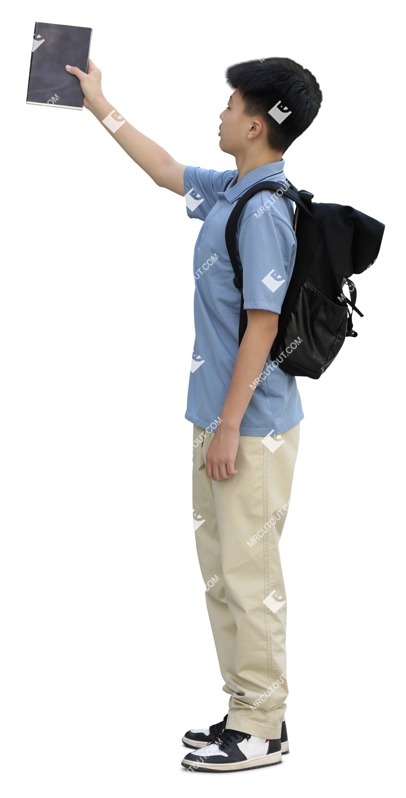Boy with a book people png (18164)