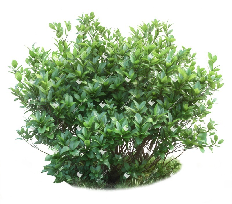 Cutout bush png vegetation (19316)