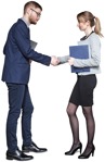 Business group standing photoshop people (2699) - miniature
