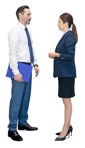 Cut out people - Business Group Standing 0018 | MrCutout.com - miniature