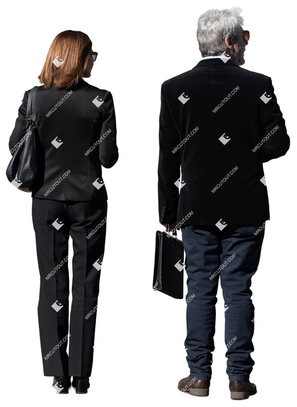 Business group standing entourage people (17161)