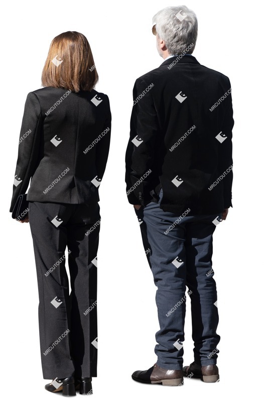 Business group standing cut out people (18253)