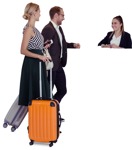 Business group with a baggage people png (5800) - miniature
