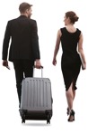 Business group with a baggage walking  (11518) - miniature