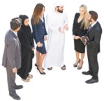 Business group with a smartphone standing people png (4057) - miniature