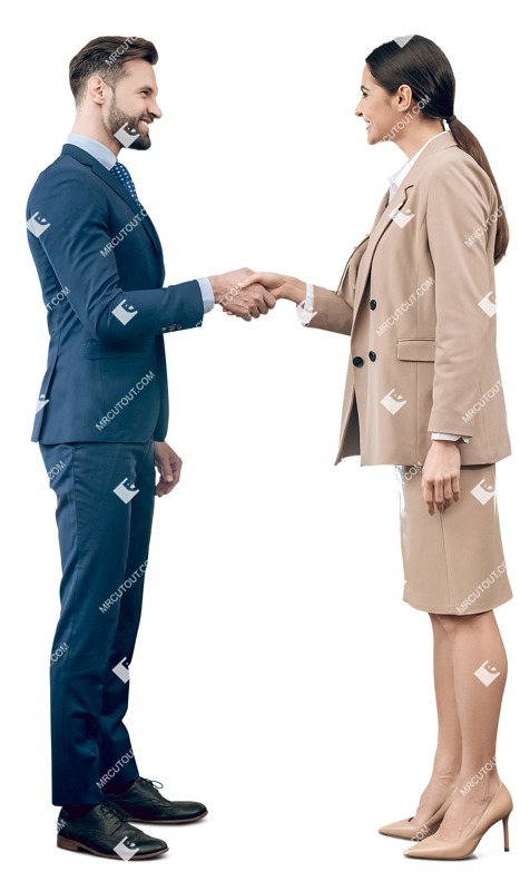 Business group with a smartphone standing entourage people (12061)