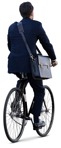 Businessman cycling people png (14622) | MrCutout.com - miniature