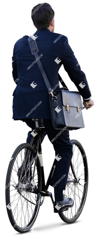 Businessman cycling people png (14627)