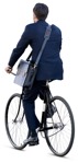Businessman cycling people png (14623) - miniature