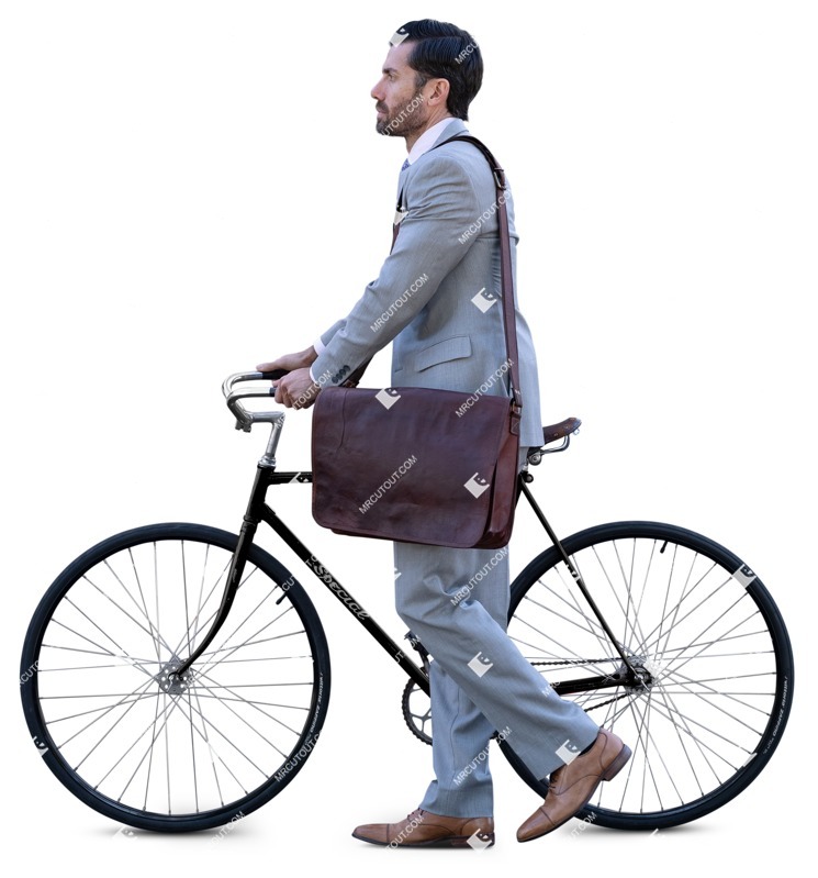 Businessman cycling png people (13989)