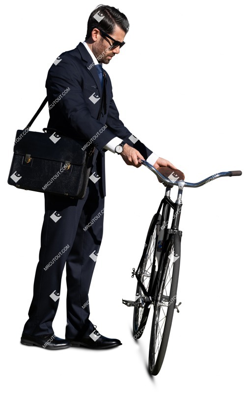 Businessman cycling png people (14105)