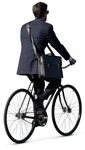 Businessman cycling png people (14649) | MrCutout.com - miniature