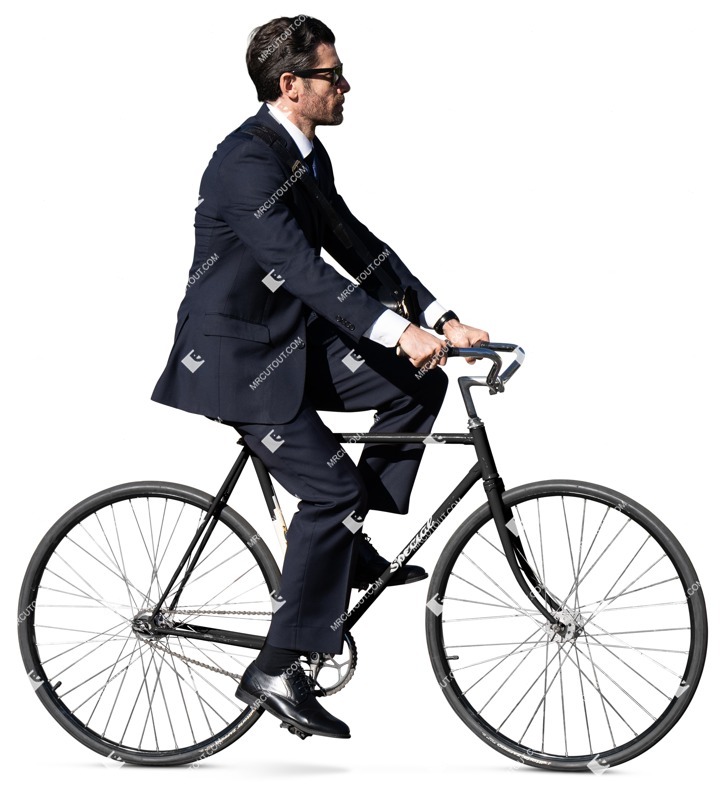 Businessman cycling png people (13051)
