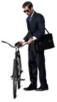 Businessman cycling people png (14793) | MrCutout.com - miniature