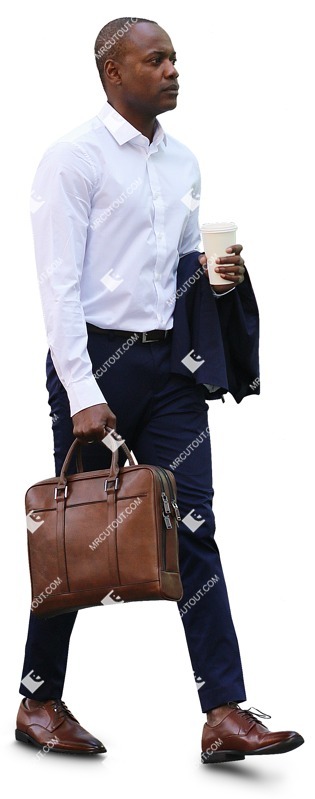 Businessman drinking coffee people png (8984)